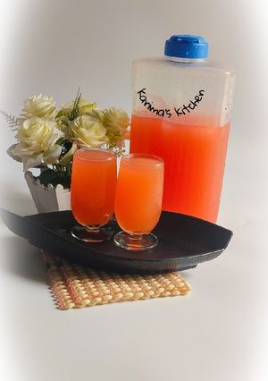 A picture of Watermelon pineapple mojito.
