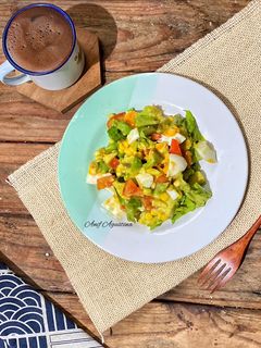 Foto resep Egg Avocado Corn Salad