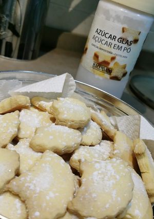 Una foto de Galletas de mantequilla.Todas las recetas en IG @celiacaperofeliz