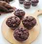 Cara Gampang Membikin Resep  Choco Banana Muffin (no mixer) yang Lezat Sekali, Enak Banget