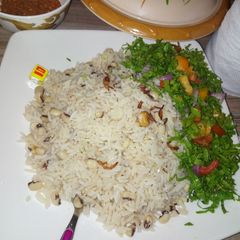 A picture of Shinkafa da wake.