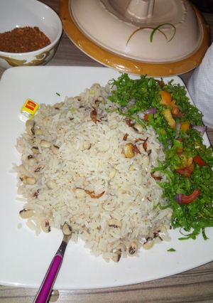 A picture of Shinkafa da wake.
