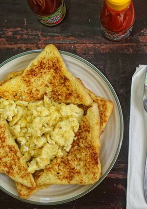 Foto resep French Toast & Scramble Egg