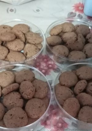 Foto resep Van Houten Chocolate Kismis cookies
