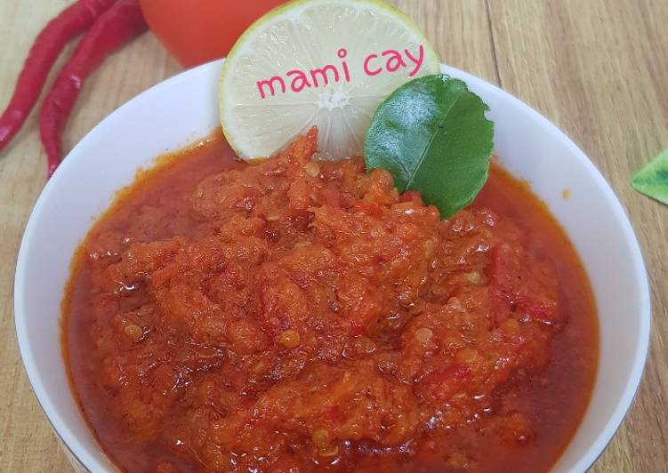 Resep Sambal Tomat Terasi 🌶🌶, Sempurna