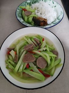 Foto resep Tumis labu Siam bakso