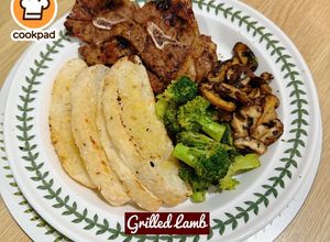 Gambar 👩‍🍳Pan-Grilled Lamb🔥