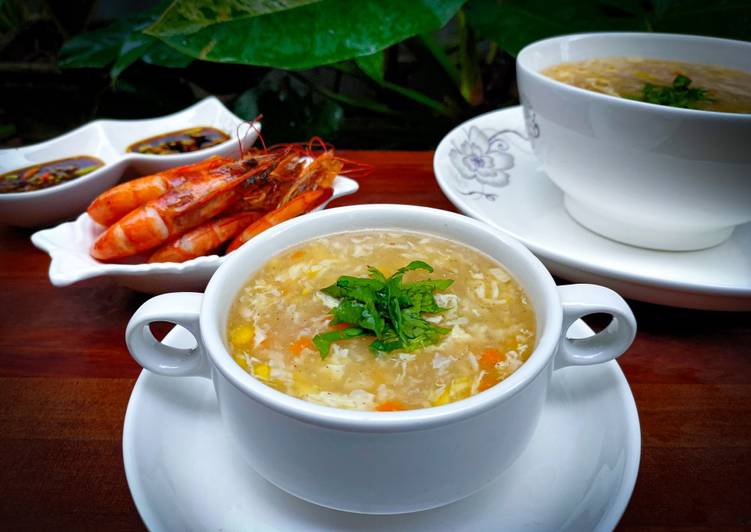 Resep Sweet Corn Egg Drop Soup ala Chef Muhammad yang Bisa Manjain Lidah