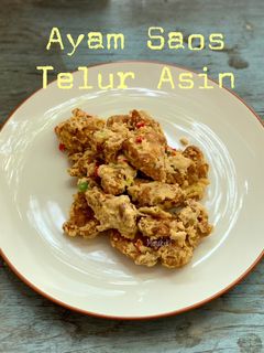 Foto resep Ayam Saos Telur Asin