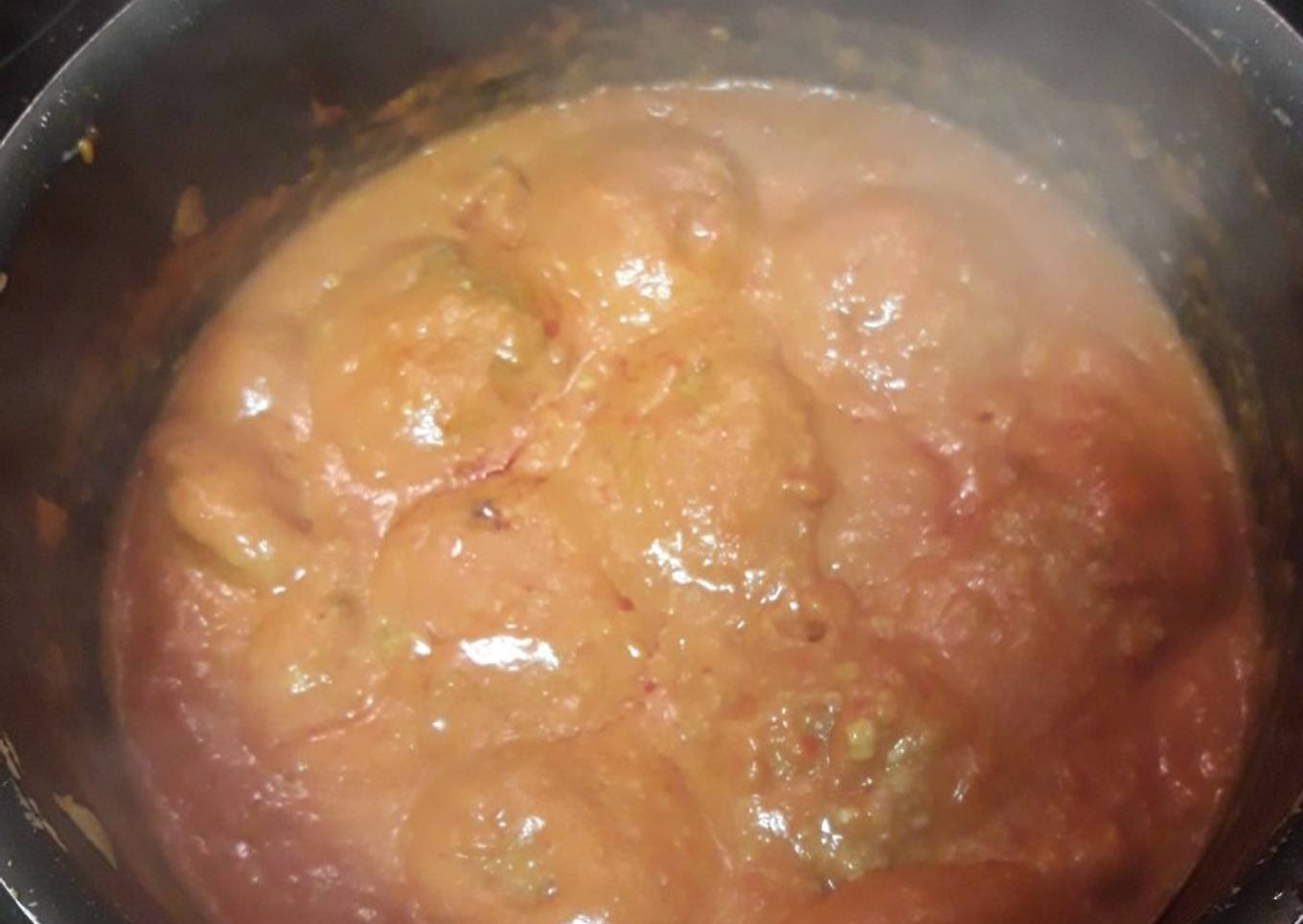 Albóndigas en salsa de tomate🍽