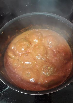 Foto principal de Albóndigas en salsa de tomate🍽