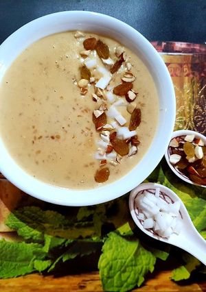 A picture of Moong Dal Kheer.