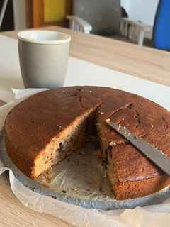 Una foto de Banana bread