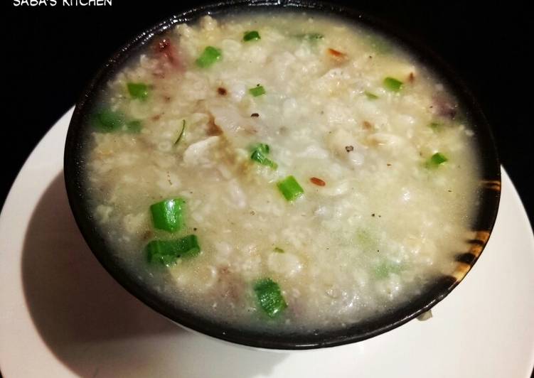 Recipe of Perfect Chicken Oats Soup