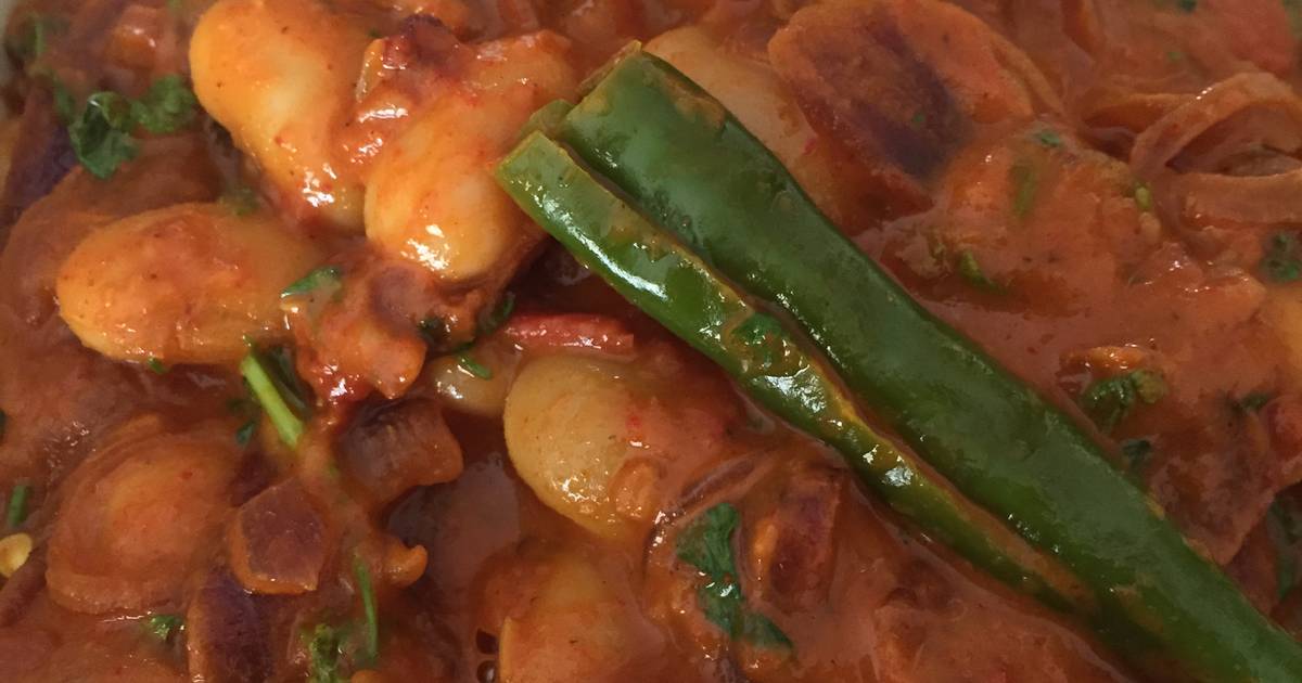 Butter Beans Masala Recipe by Lenita Johan Cookpad
