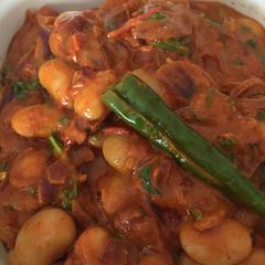 A picture of Butter Beans Masala.