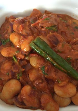 A picture of Butter Beans Masala.