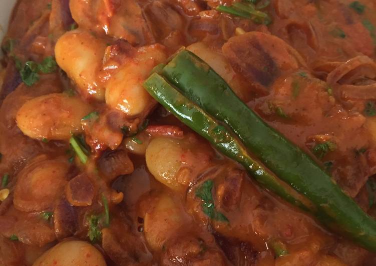 Recipe of Perfect Butter Beans Masala