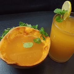 A picture of Woodapple summer cool drink.