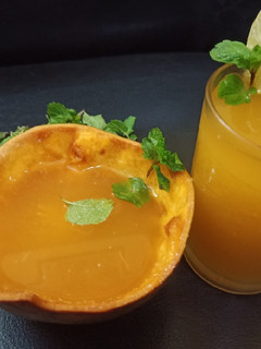 A picture of Woodapple summer cool drink.