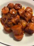 Salchichas enchipotladas express