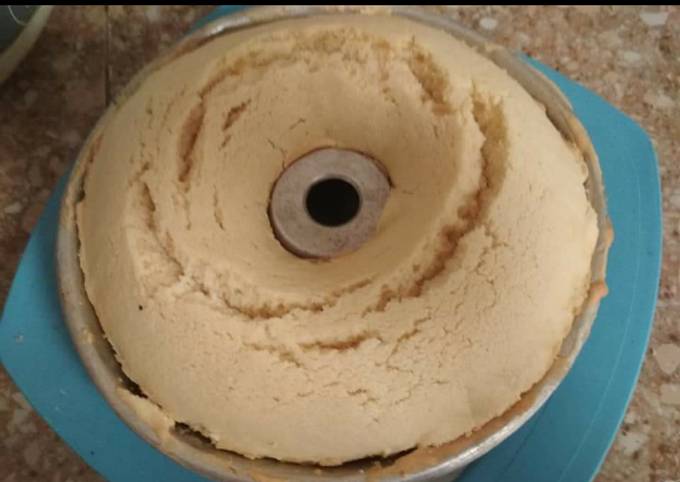 Standar Resep termudah membuat Bolu air satu telur yang nikmat