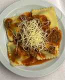 Raviolones de ricota y espinaca sin gluten con premezcla Doña Pacha