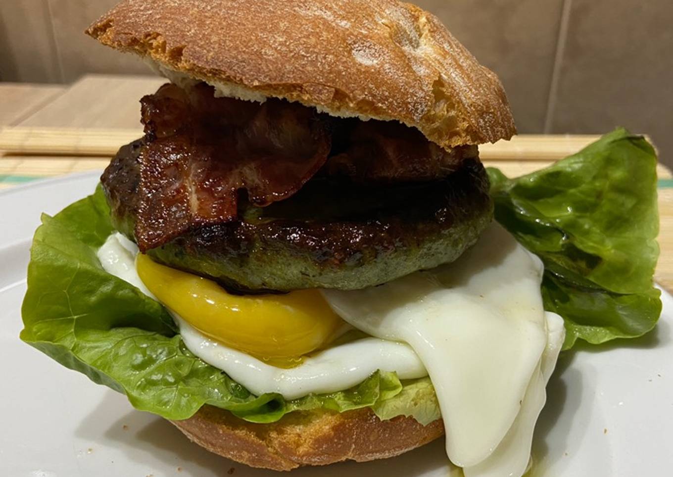 Hamburguesa casera