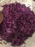 Repollo morado de acompañamiento