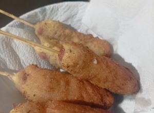 Una foto de Corn dog a mi manera