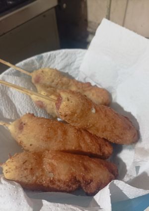 Una foto de Corn dog a mi manera