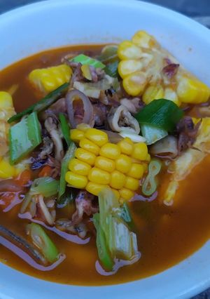 Foto resep Cumi Asin Saus Padang Minimalis