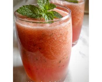 How To Serving Recipe Simple watermelon juice Most Delicious