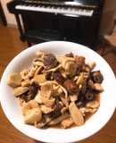 Món dành cho người lười: Gà xào nấm