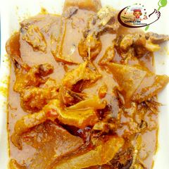 A picture of OGBONO soup.