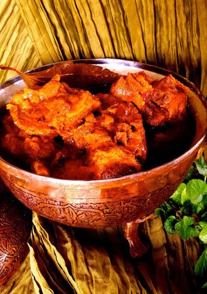 A picture of Kashmiri Rogan Josh.