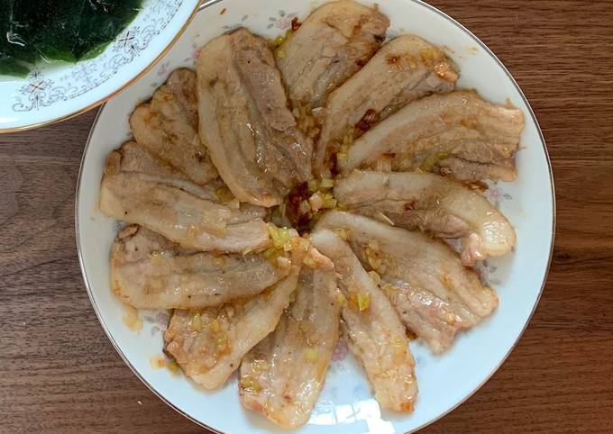 Resep Scallion and Pork Stir Fry Anti Gagal