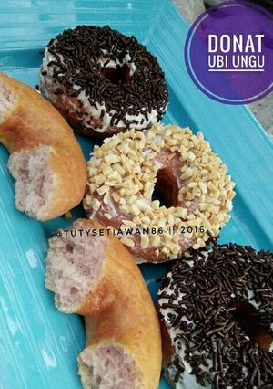 Foto resep Donat Ubi Ungu