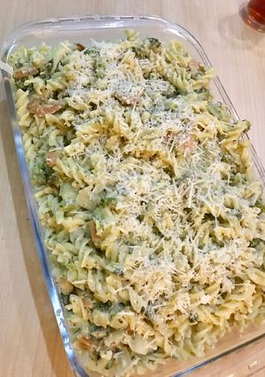 Foto resep Pasta dengan udang / Pâtes aux crevettes
