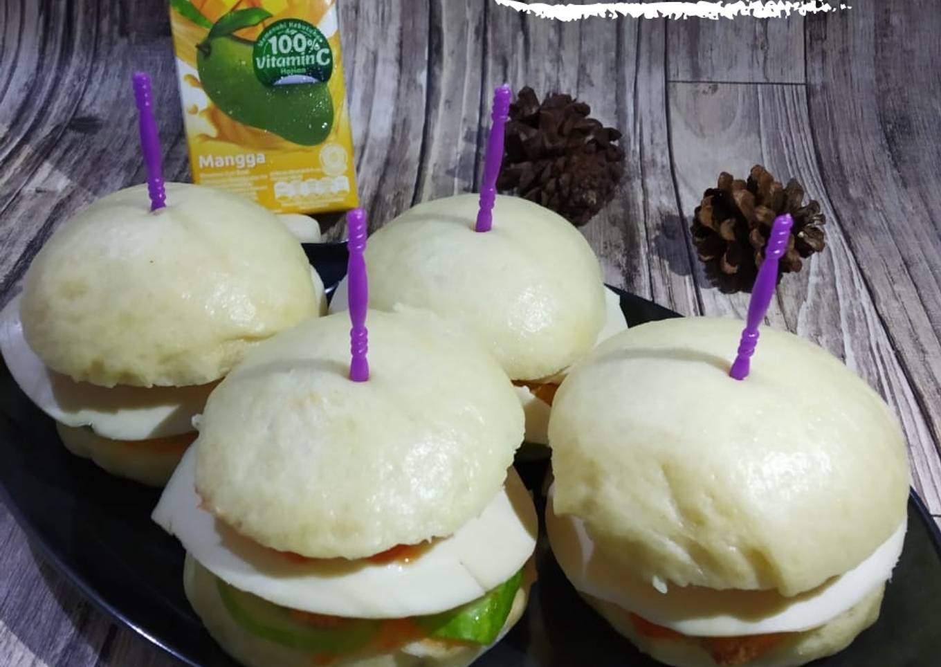 #446. Donat Burger Kukus (no eggless)