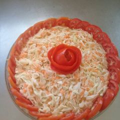 A picture of Creamy coleslaw salad.