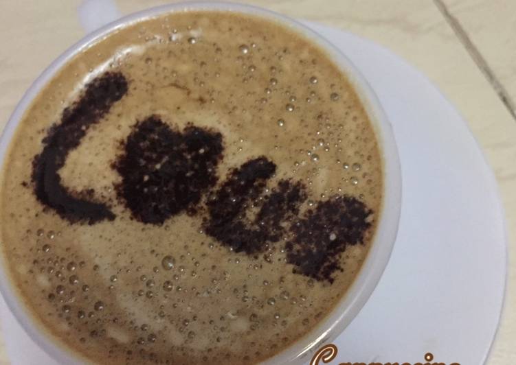 Recipe of Perfect Cappuccino Restaurant Style Main☕️