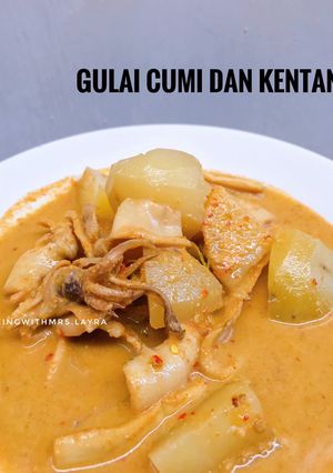 Foto resep Gulai Cumi dan Kentang