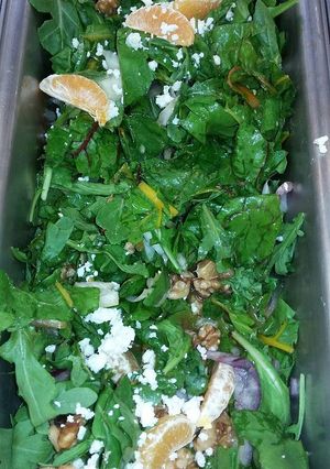 Una foto de Ensalada de rúcula a la Hector