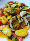 Gnocchi Vongole e Pachino con una Spolverata al Pecorino Romano