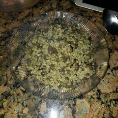 A picture of Bulgur Mujaddara.