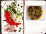 طاجين اللحم بالملوخية او (البامية) والكرعه السلاوية ❤️👌