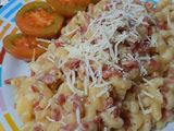 Macaroni cheese carbonara