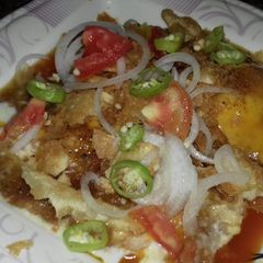 A picture of Dhaba style chana chaat.