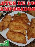 Filetes pollo empanados